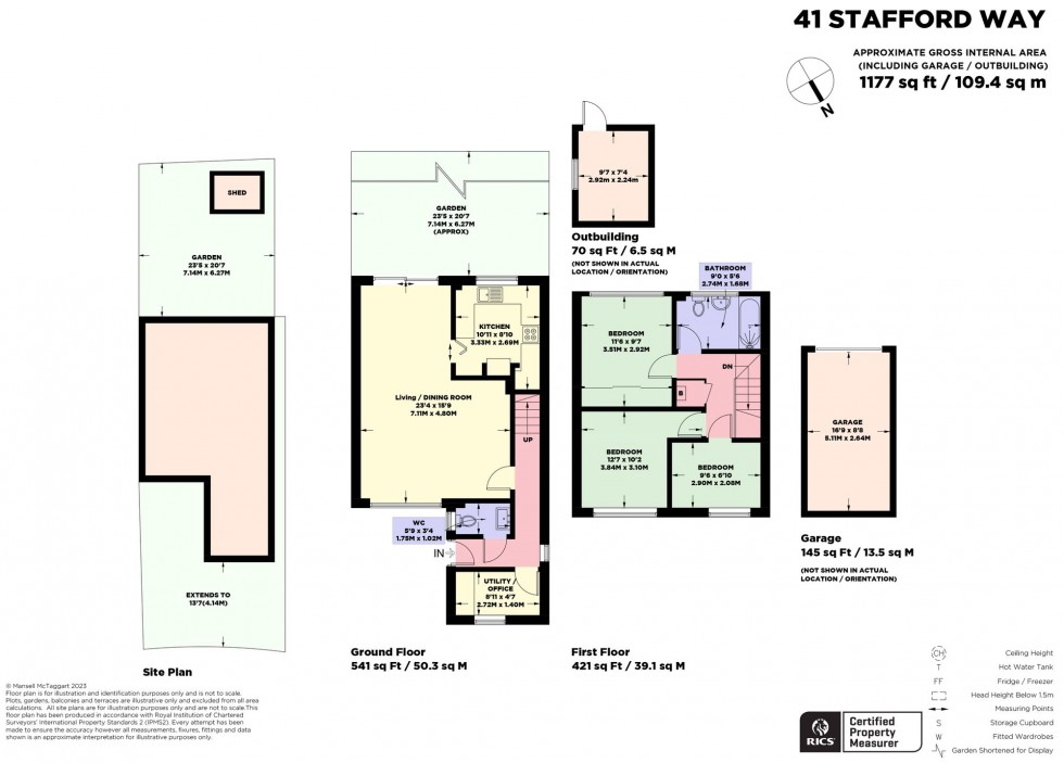 Floorplan for Stafford Way, Hassocks, BN6