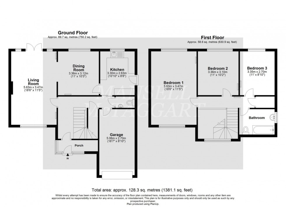 Floorplan for Woodlands, Crawley, RH10