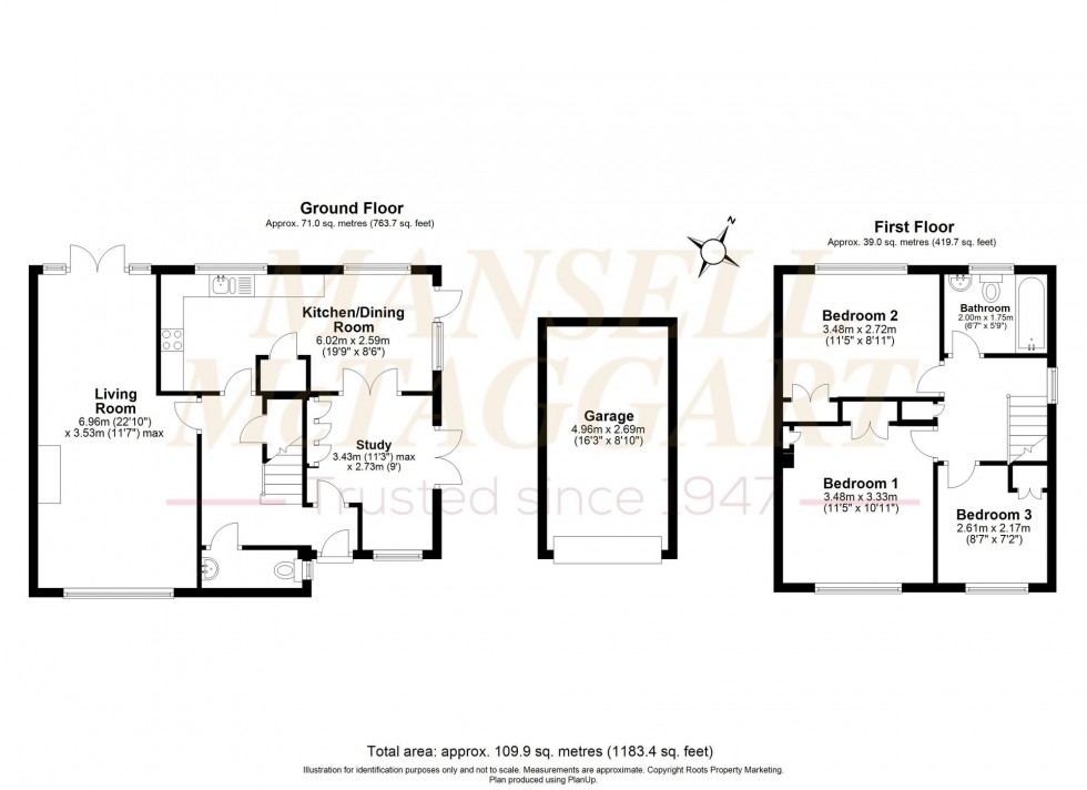 Floorplan for St. James Walk, South Chailey, BN8