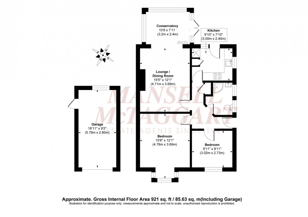 Floorplan for Ravenswood Road, Burgess Hill, RH15