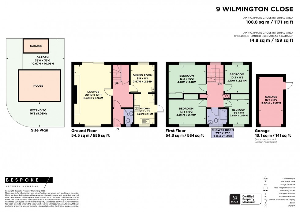 Floorplan for Wilmington Close, Hassocks, BN6