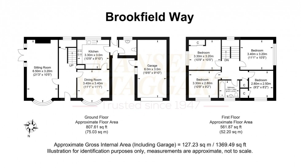 Floorplan for Brookfield Way, Billingshurst, RH14