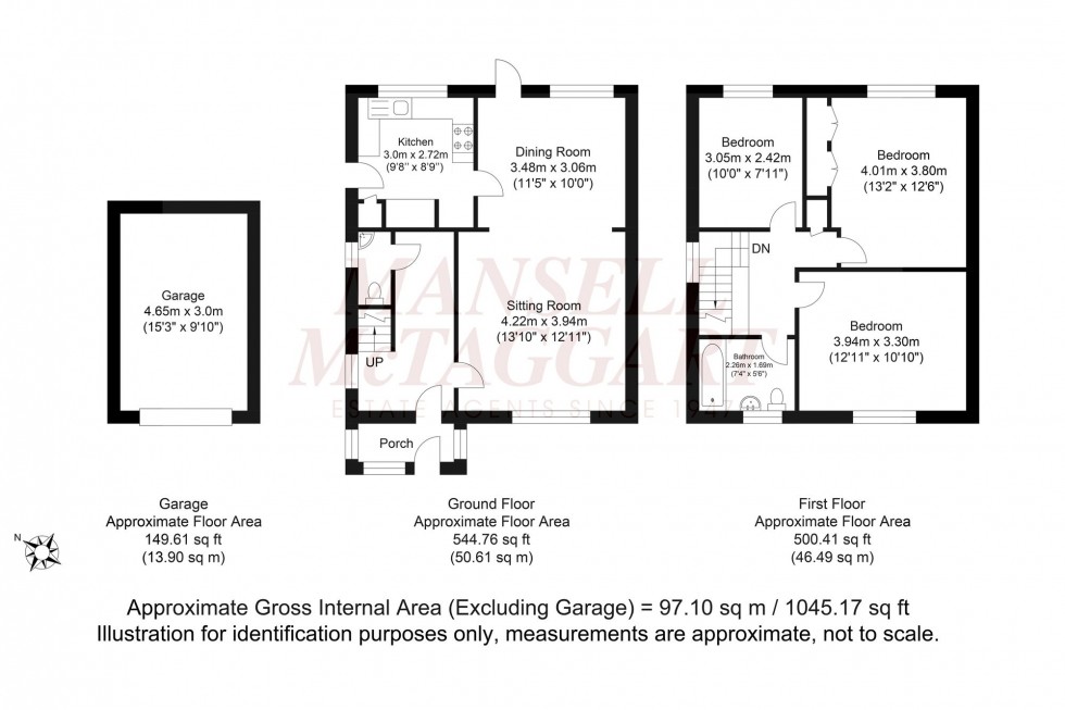 Floorplan for Horsham Road, Holmwood, RH5