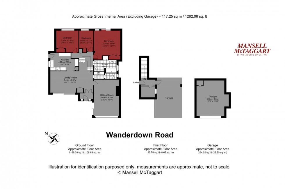 Floorplan for Wanderdown Road, Ovingdean, BN2