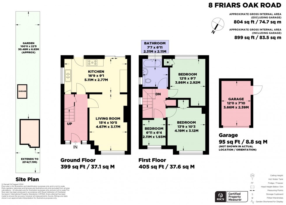 Floorplan for Friars Oak Road, Hassocks, BN6