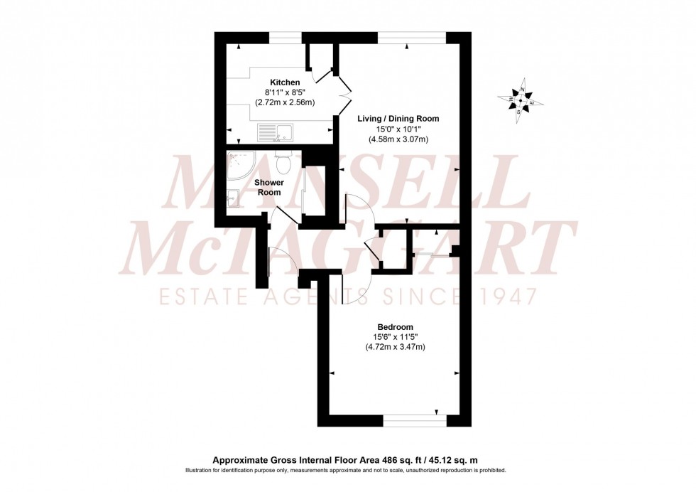 Floorplan for Crescent Way, St. Lukes Court Crescent Way, RH15