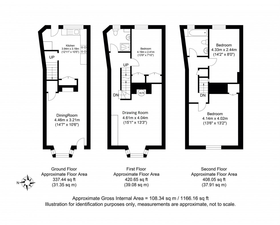 Floorplan for Malling Street, Lewes, BN7