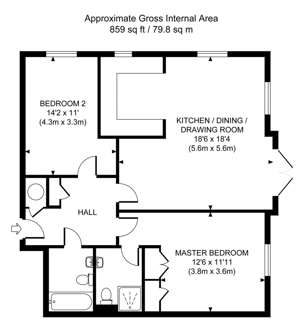 Floorplan for Boltro Road, Charter Gate Boltro Road, RH16