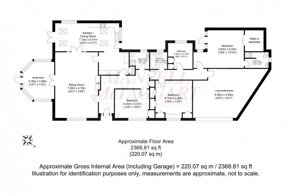 Floorplan for Lewes Road, Ashurst Wood, RH19