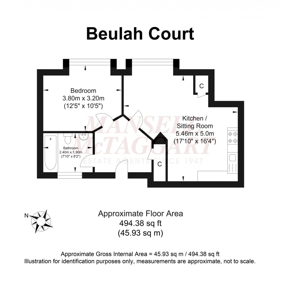 Floorplan for Albert Road, Horley, RH6