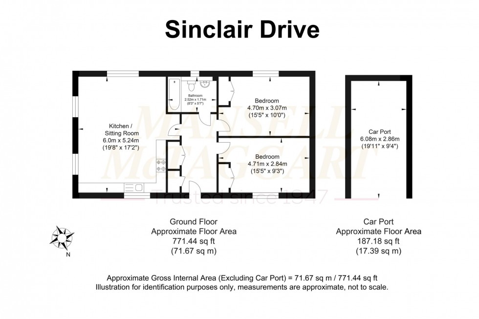 Floorplan for Sinclair Drive, Codmore Hill, RH20