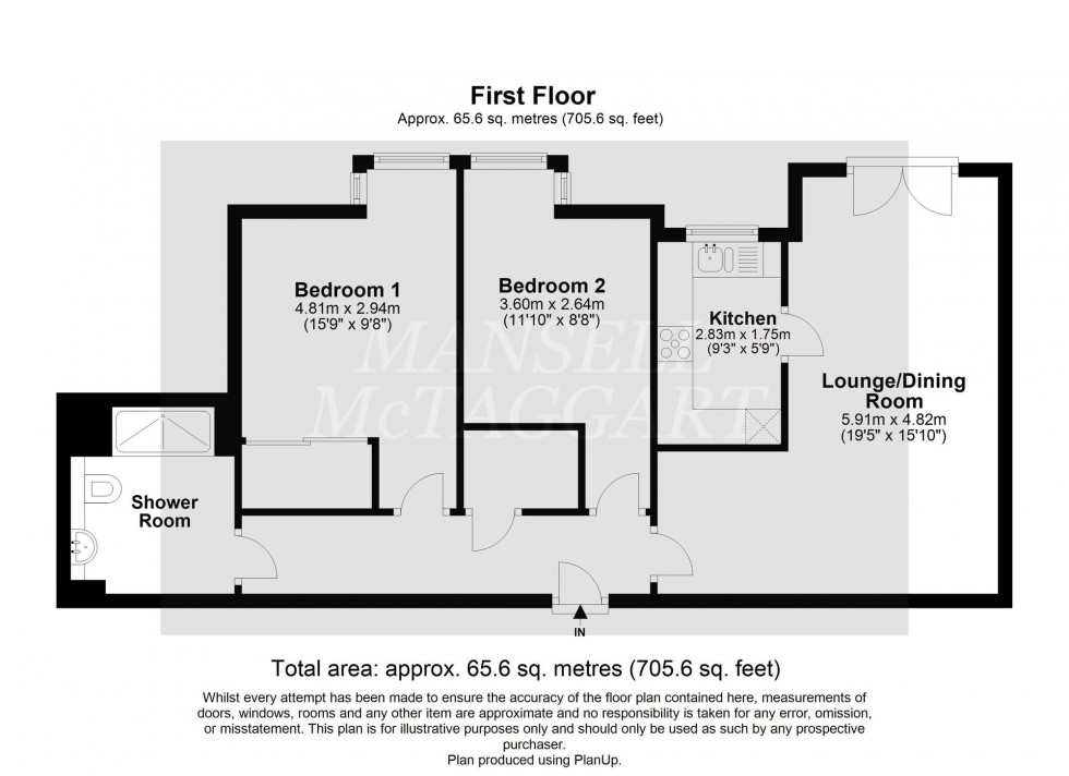 Floorplan for Fairfield Road, The Fallows Fairfield Road, RH19