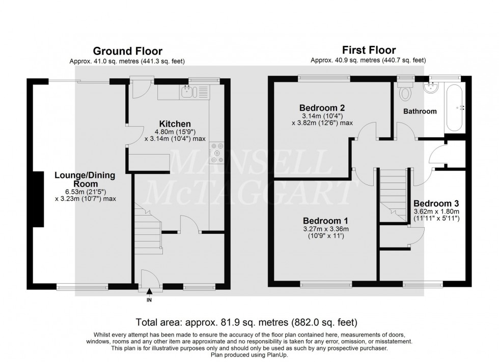 Floorplan for Ashdown Drive, Crawley, RH10