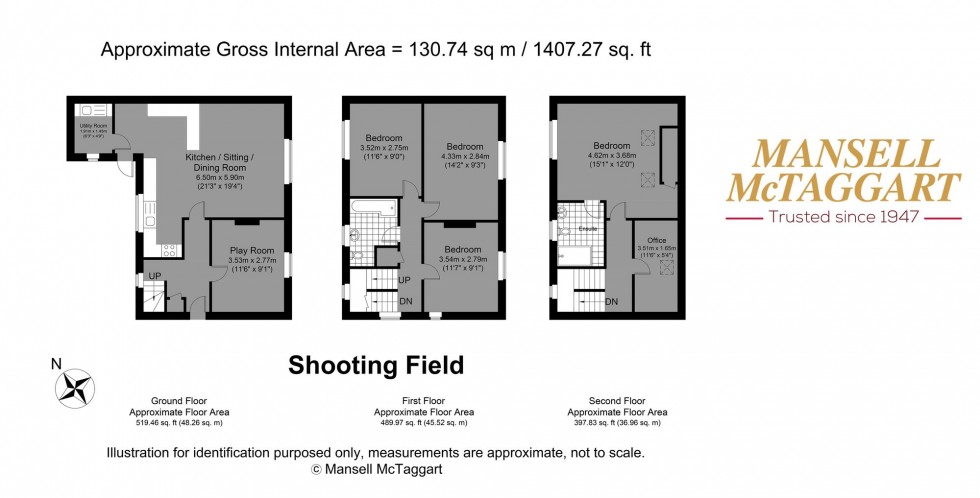 Floorplan for Shooting Field, Steyning, BN44