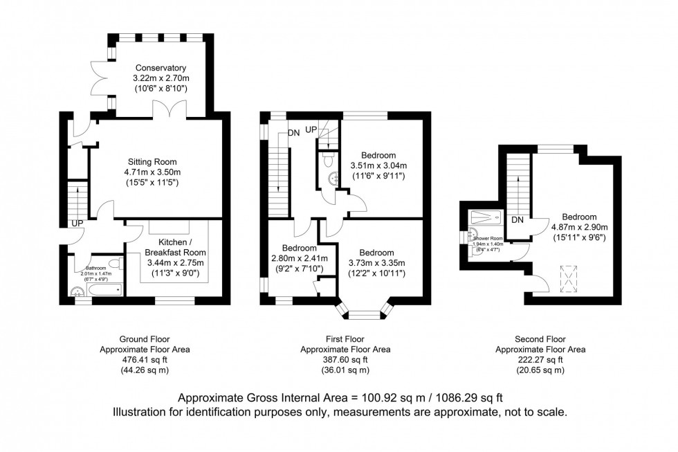 Floorplan for Landport Road, Lewes, BN7