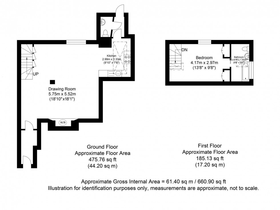 Floorplan for High Street, Lewes, BN7