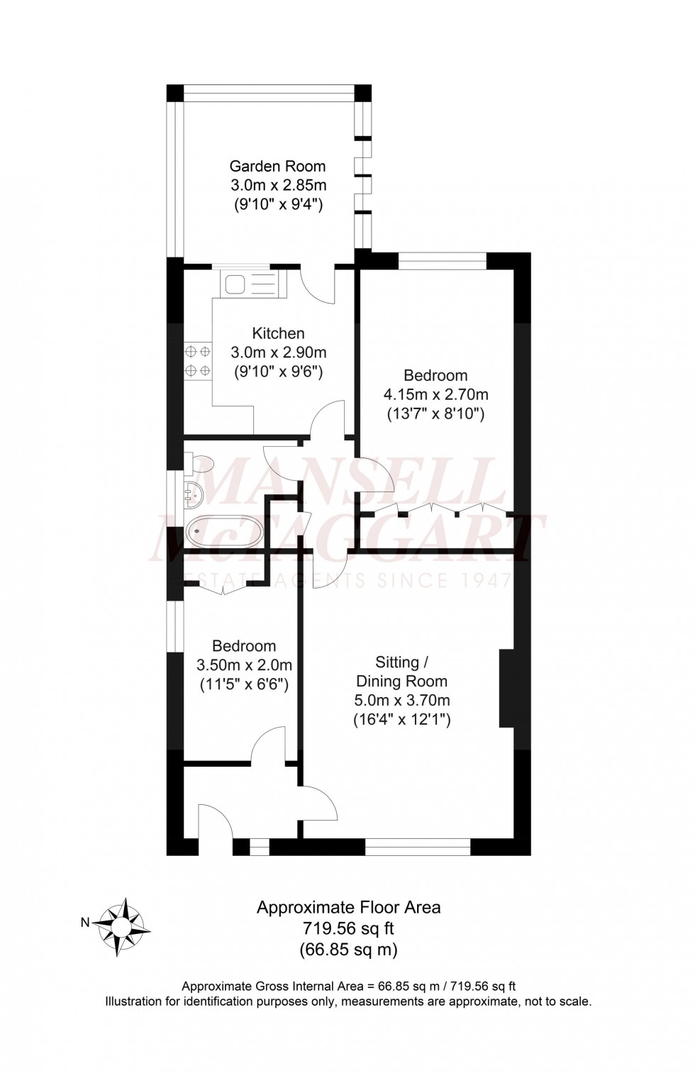 Floorplan for Ryecroft Meadow, Mannings Heath, RH13