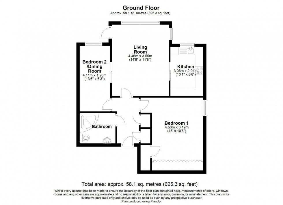 Floorplan for Hartfield Road, Oakwood Park Hartfield Road, RH18