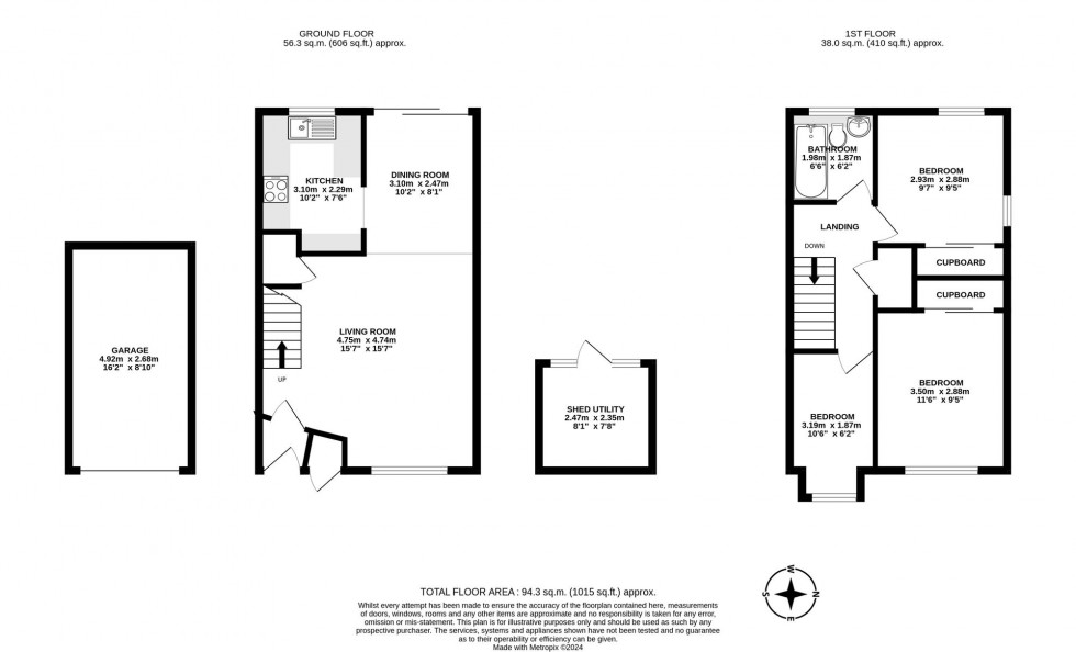 Floorplan for Windsor Place, East Grinstead, RH19