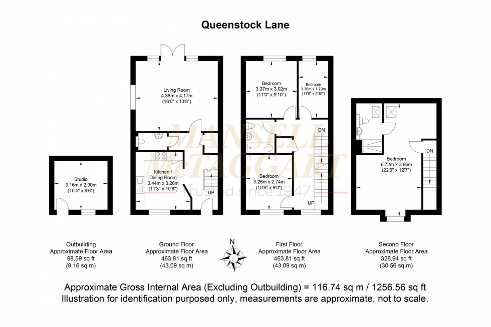 Floorplan for Queenstock Lane, Buxted, TN22