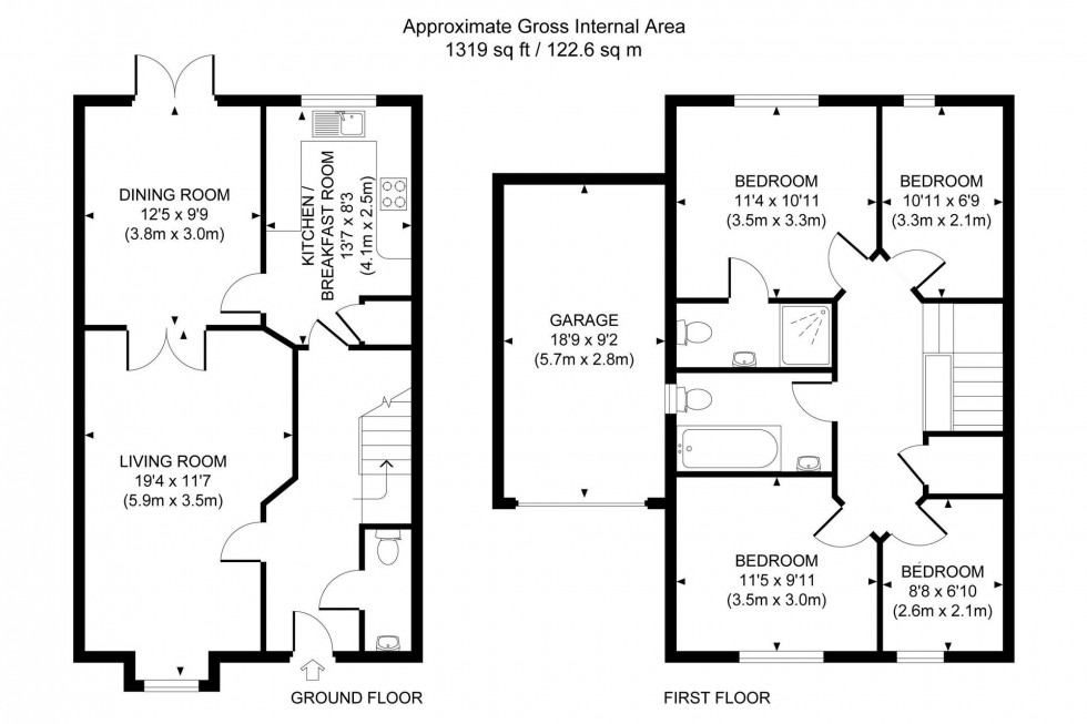 Floorplan for Highbank, Haywards Heath, RH16