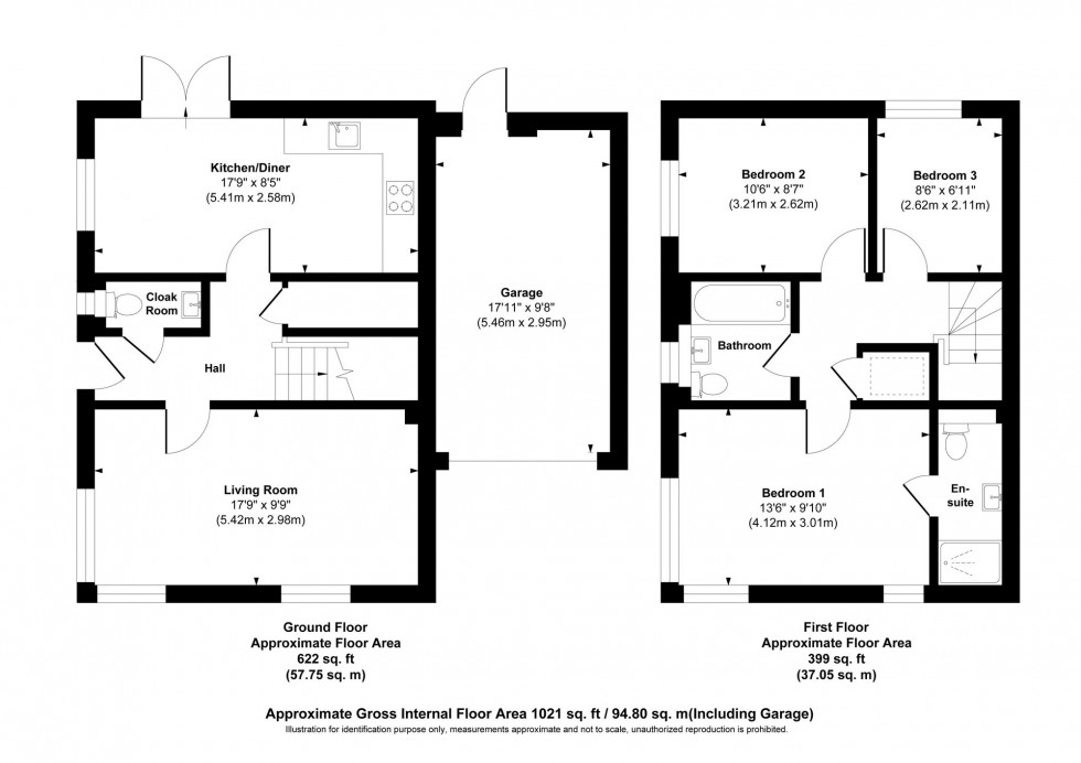 Floorplan for Buckle Lane, Haywards Heath, RH17