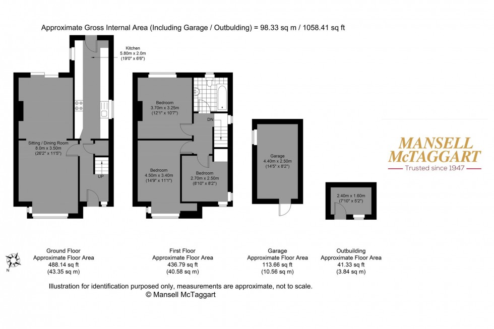 Floorplan for Mackie Avenue, Brighton, BN1