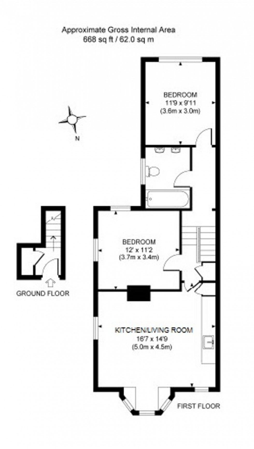 Floorplan for Lower Church Road, Burgess Hill, RH15