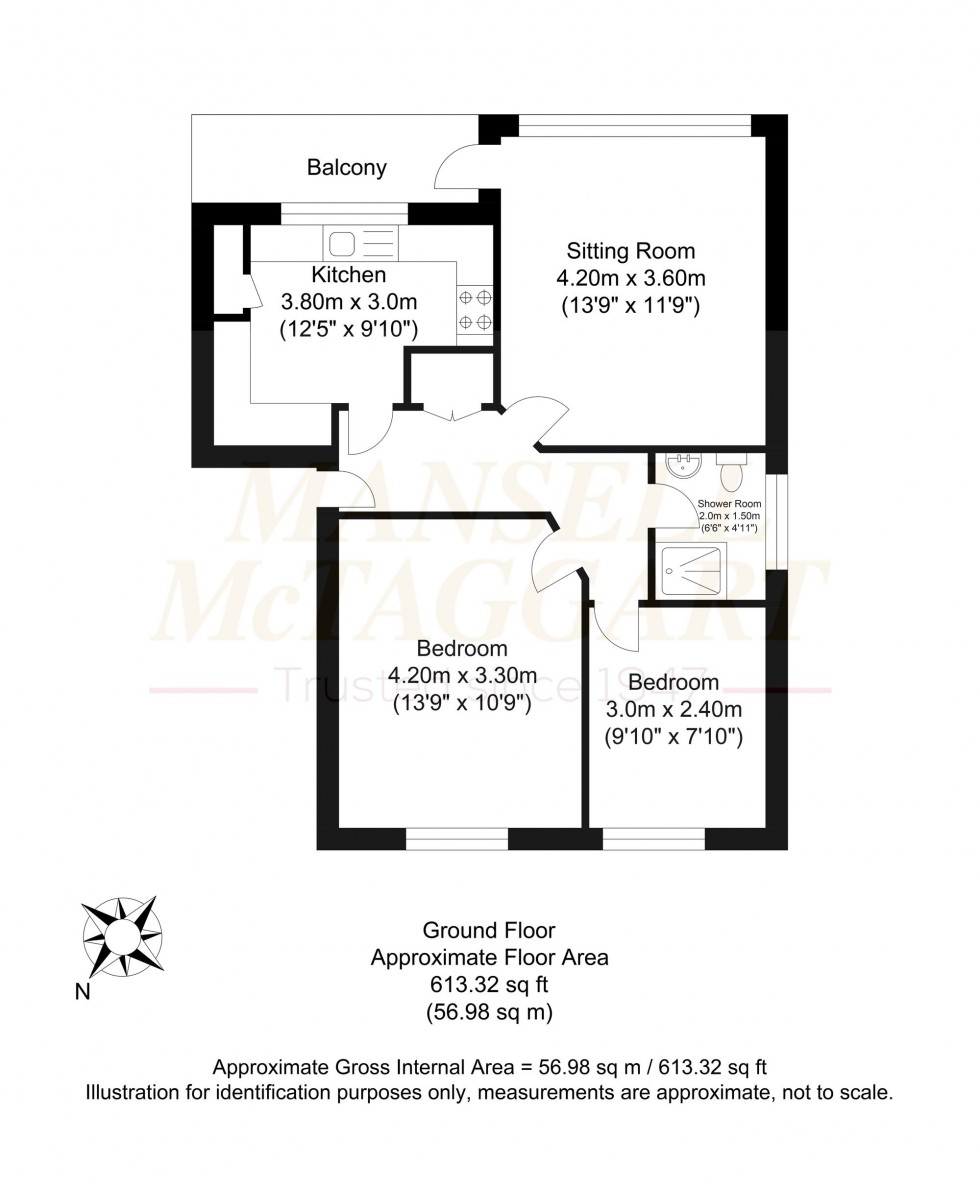 Floorplan for Windlesham Avenue, Brighton, BN1