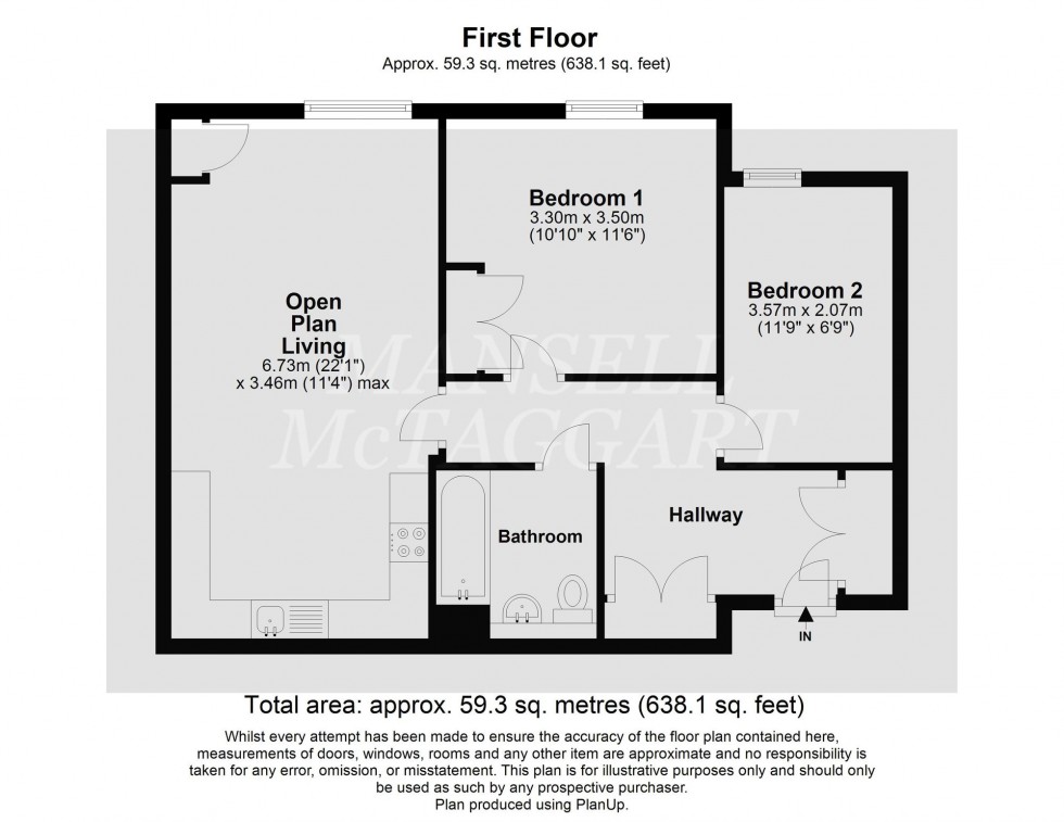 Floorplan for West Green Drive, Crawley, RH11