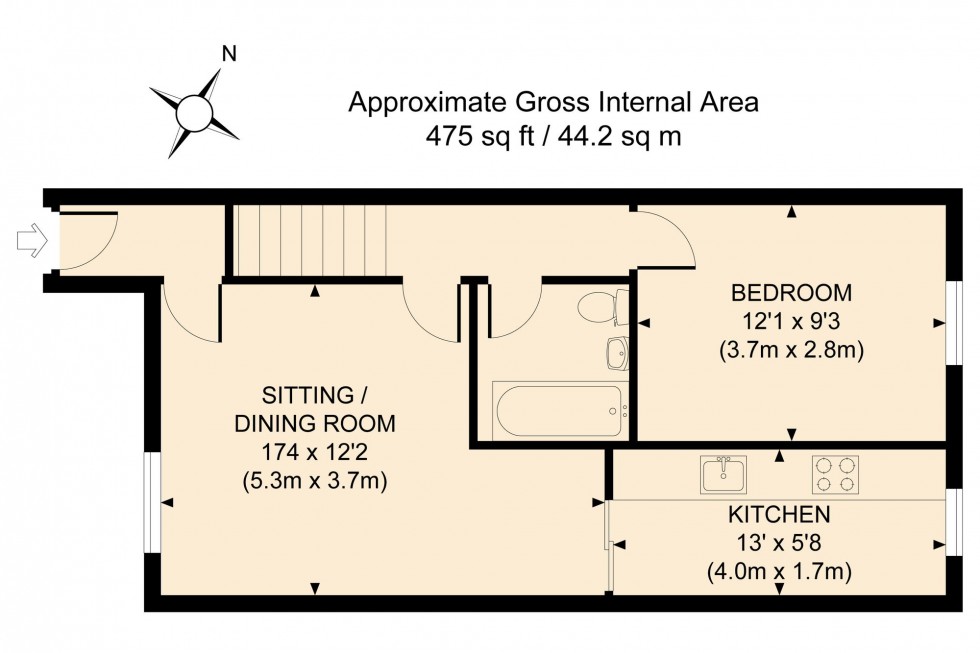 Floorplan for Sawyers Close, Burgess Hill, RH15