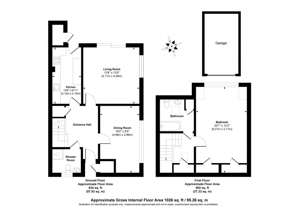 Floorplan for Tower House Close, Cuckfield, RH17