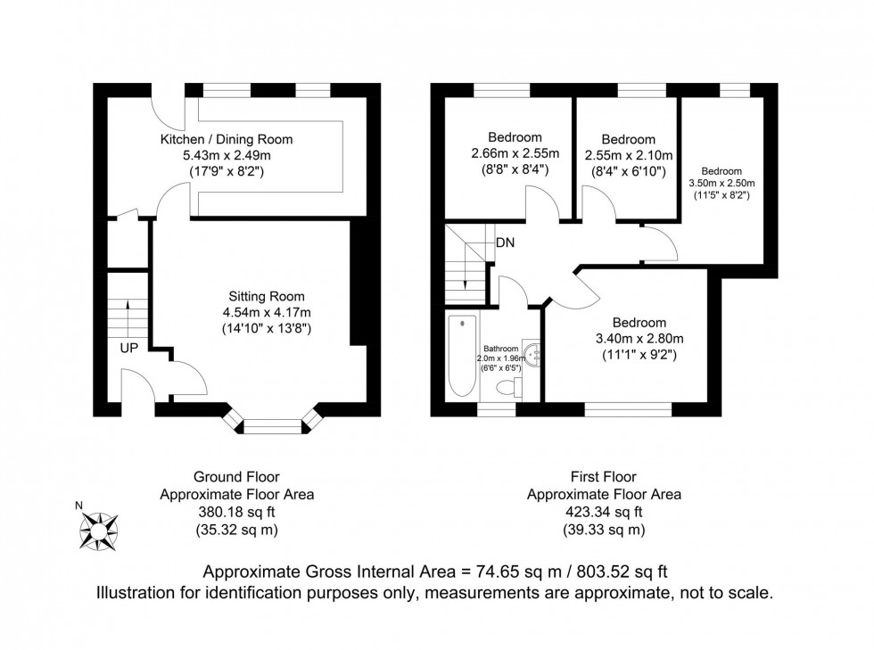 Floorplan for Fitzroy Road, Lewes, BN7