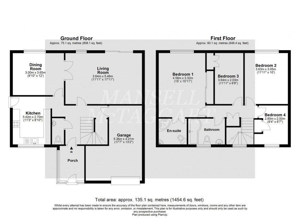 Floorplan for The Martins, Crawley Down, RH10