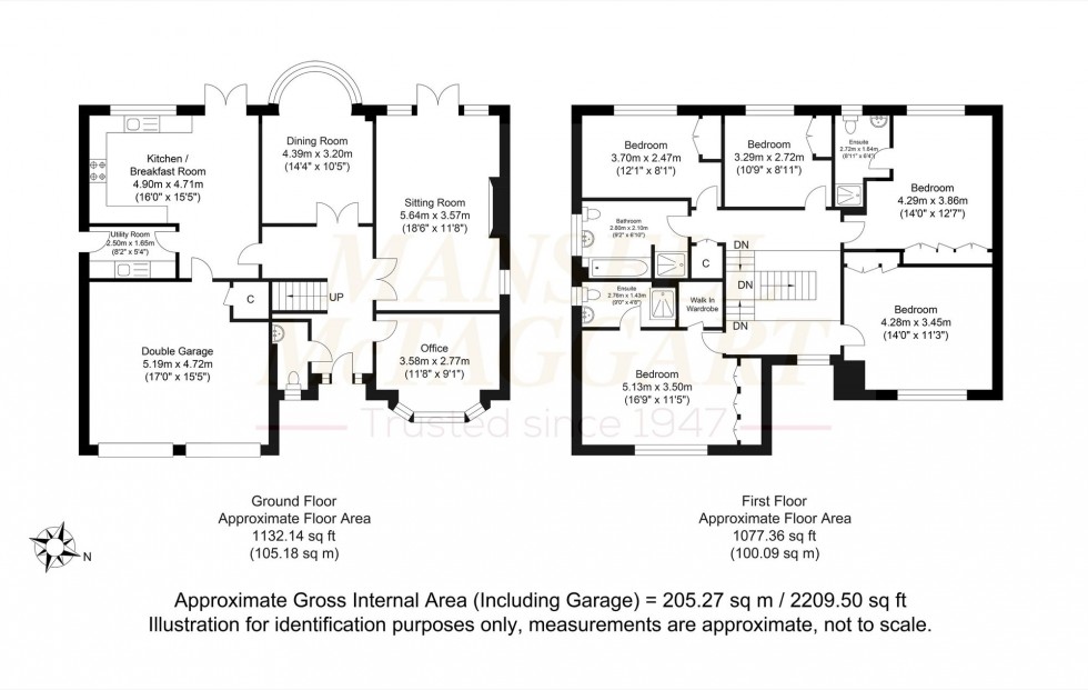 Floorplan for Meiros Way, Ashington, RH20