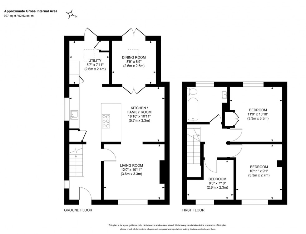 Floorplan for St. Augustines Close, Scaynes Hill, RH17