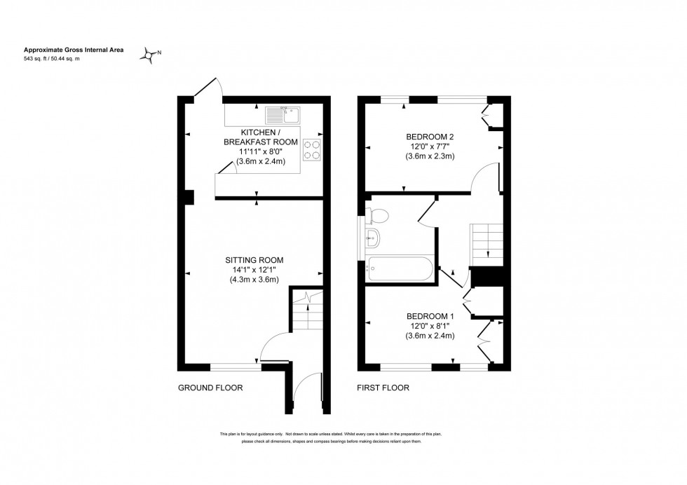 Floorplan for Walnut Park, Haywards Heath, RH16