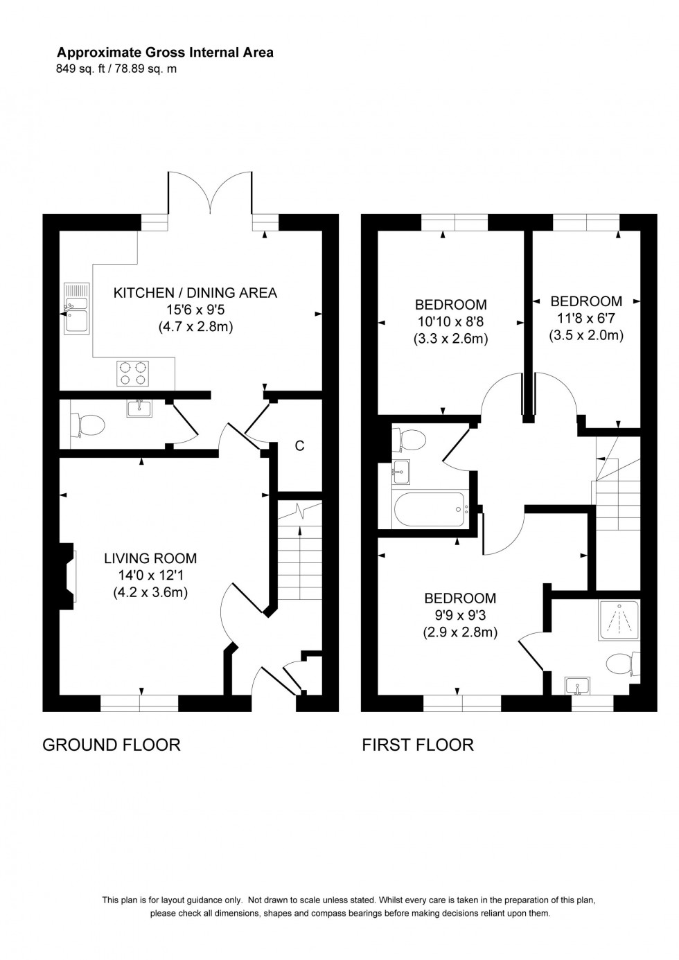 Floorplan for Ridgeway, Haywards Heath, RH17