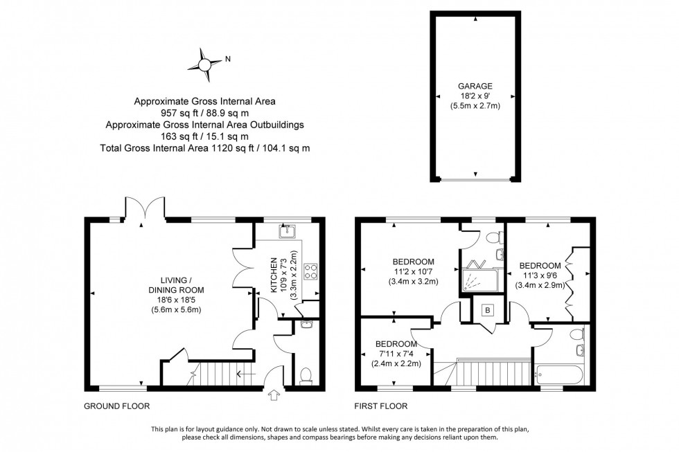 Floorplan for Ashburnham Drive, Cuckfield, RH17