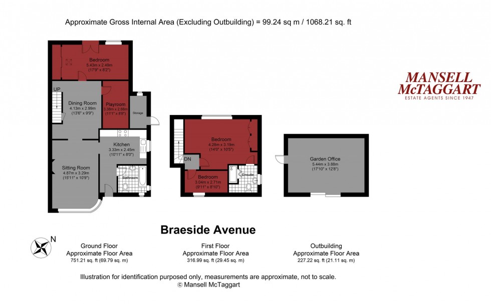 Floorplan for Braeside Avenue, Brighton, BN1