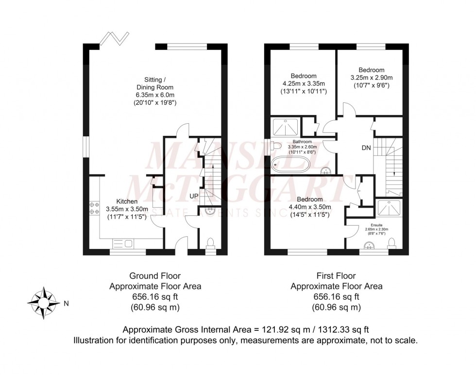 Floorplan for Avery Drive, Horsham, RH12