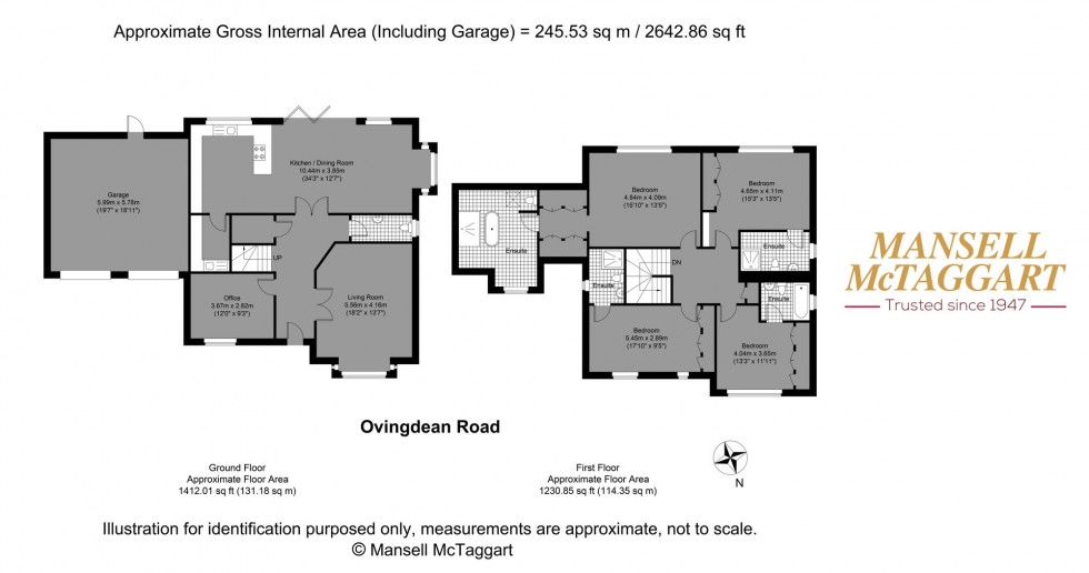 Floorplan for Allingham Place, Ovingdean, BN2