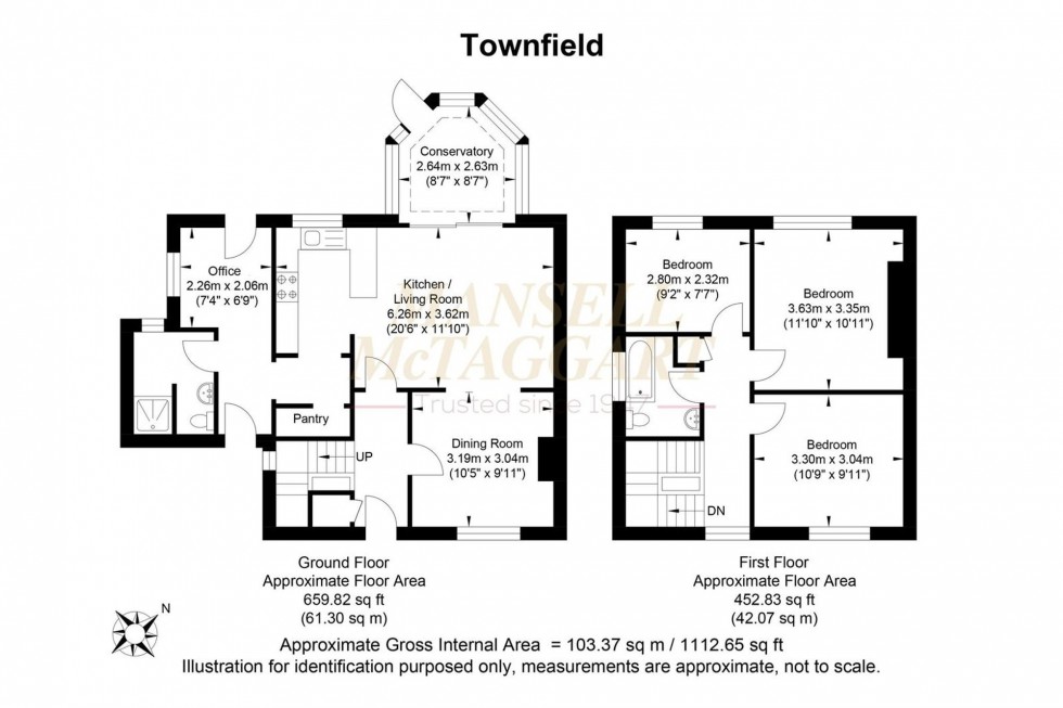 Floorplan for Townfield, Kirdford, RH14