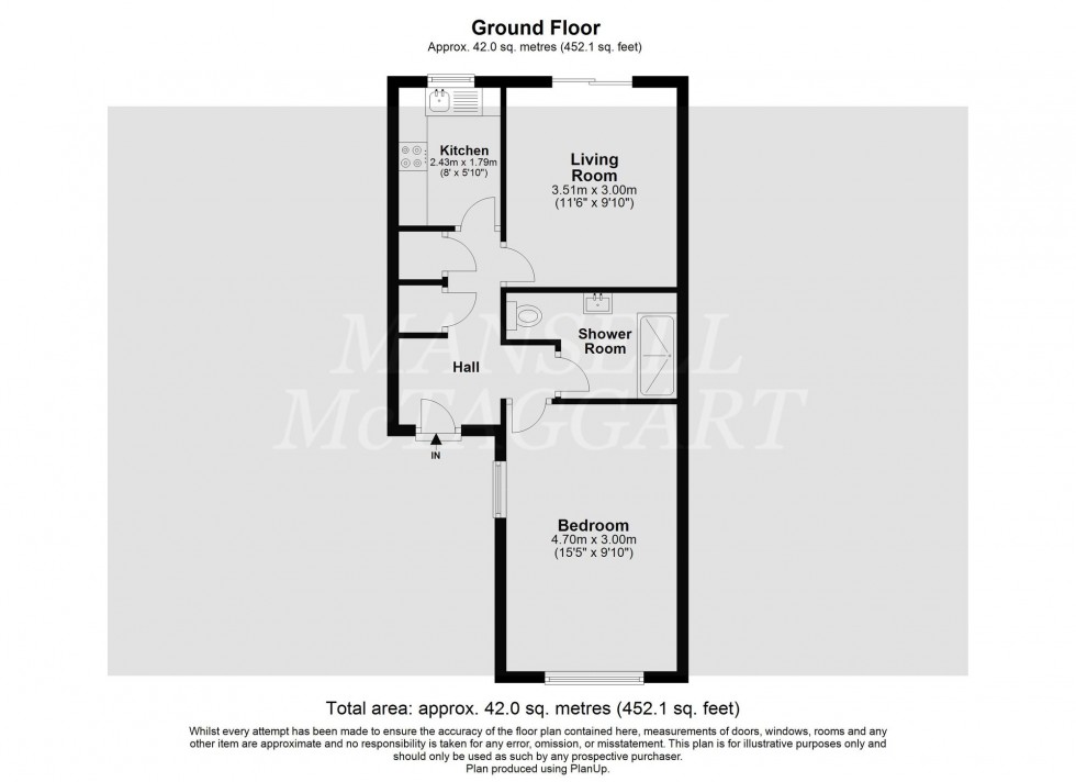 Floorplan for Caroline Court, Crawley, RH11