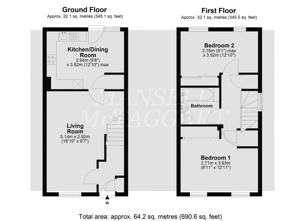 Floorplan for Howard Road, Crawley, RH11