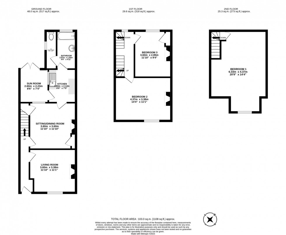 Floorplan for Street Lane, Ardingly, RH17