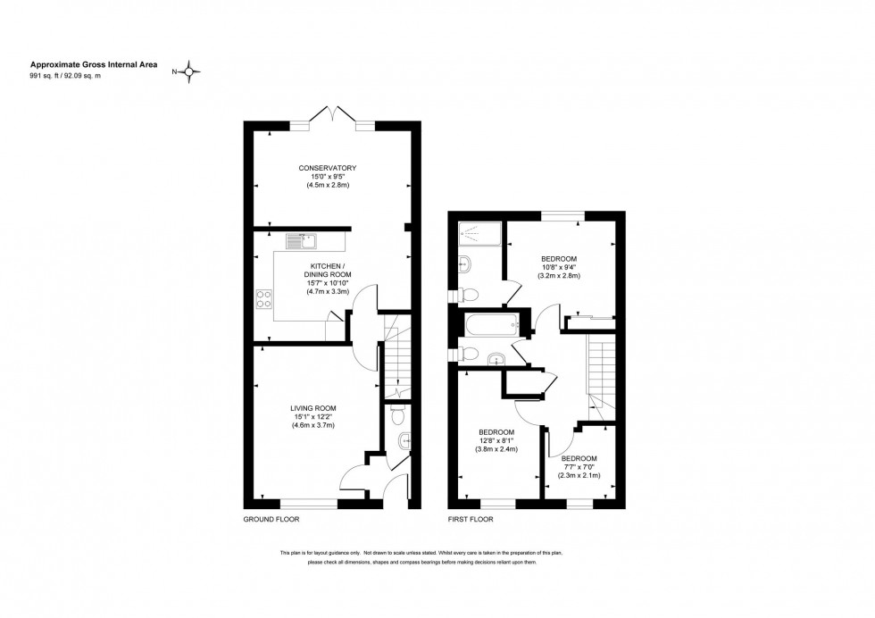 Floorplan for Massey Way, Haywards Heath, RH16