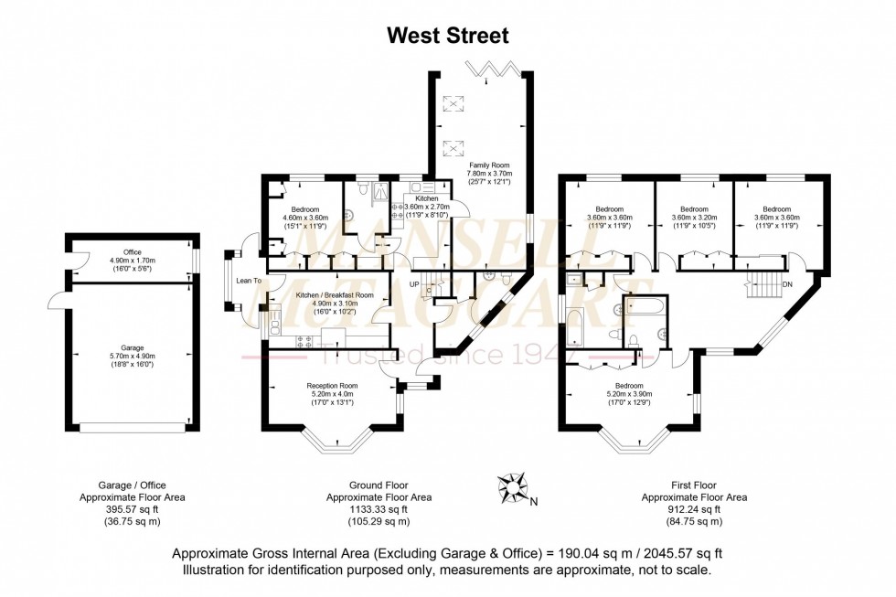 Floorplan for West Street, Billingshurst, RH14