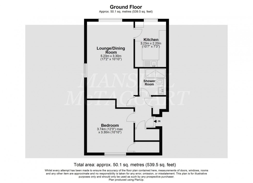 Floorplan for St. Leonards Park, East Grinstead, RH19