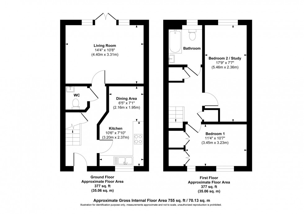 Floorplan for Bowden Way, Haywards Heath, RH16